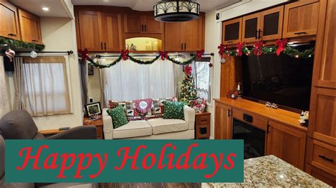 CUSTOM RV TOUR Merry Christmas Happy New Year RV Life