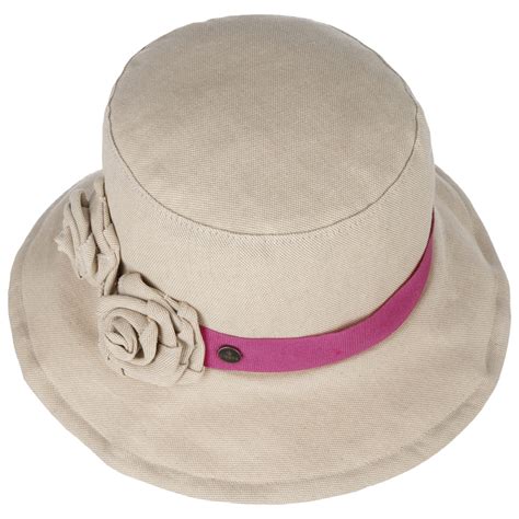 Chapeau En Lin Classic Flower Bucket By Lierys