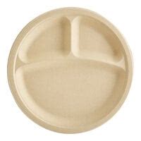 Tellus Products 9 X 9 3 Compartment No PFAS Added Natural Bagasse