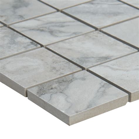 Napa Gray 2X2 Matte Ceramic Mosaic Tile Backsplash Tile USA