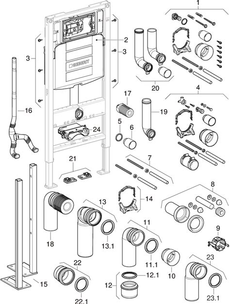 Geberit Duofix Element F R Wand Wc Cm Mit Sigma Up Sp Lkasten