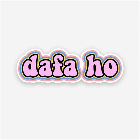 dafa ho sticker stick