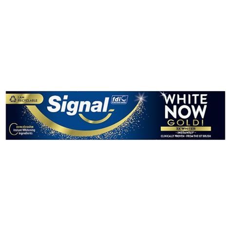 Signal White Now Gold Toothpaste Ml Tesco Online Tesco From Home