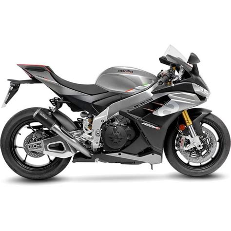 Silencieux LEOVINCE LV 10 BLACK EDITION ACIER INOX APRILIA TUONO V4