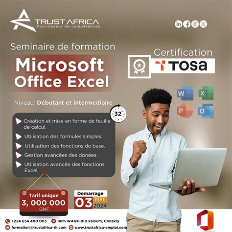 Offres De Formation Microsoft Office Excel 32h