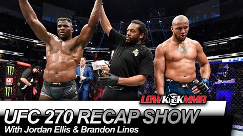 UFC 270 Francis Ngannou Vs Ciryl Gane Recap Show YouTube