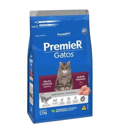 Premier Amb Int Gatos Adultos Pelo Largo Pollo Pet Borde Laguna