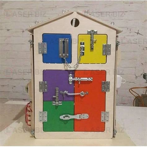 Бизи дом 2 этажный » maket.LaserBiz.ru - Макеты для лазерной резки