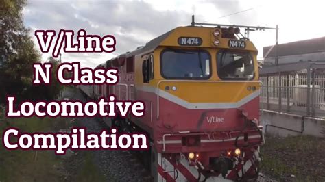 Vline N Class Locomotive Compilation Youtube