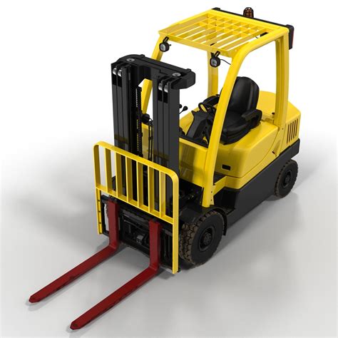 forklift wooden pallet modeled max