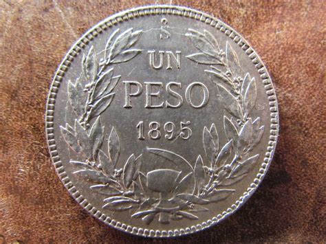 Antigua Moneda Plata Chile 1 Peso 1895 Oscar Roty Impecable - $ 35.000 ...