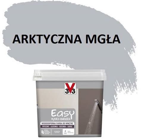 V33 Farba wodoodporna Easy Hydro-Bariera ARKTYCZNA MGŁA 0,75L - TARTI