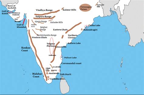 Chota Nagpur Plateau Physical Map - Lake George Florida Map