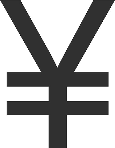 Icono De Signo De Yen Japonés En Ilustración Vectorial De Estilo Plano