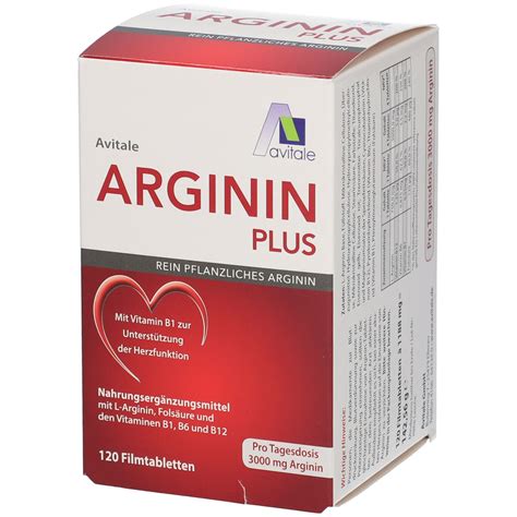 Avitale Arginin Plus 120 St Shop Apotheke At