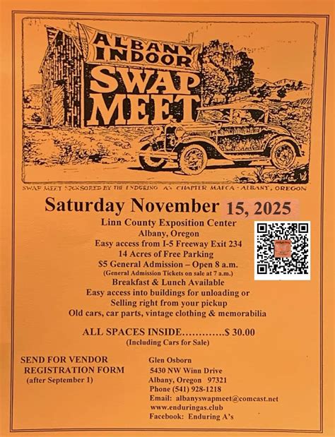 Albany Oregon Swap Meet 11/15 - General Discussion - Antique Automobile