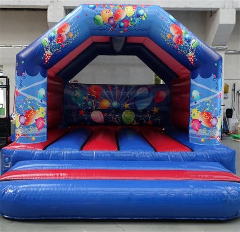 12ft 12ft Red And Blue Bouncy Castle