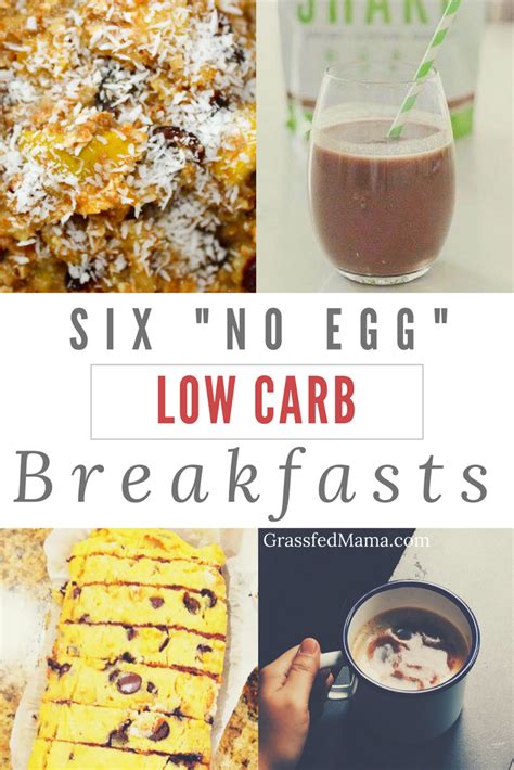 Six "No Egg" Low Carb Breakfast Ideas - Grassfed Mama