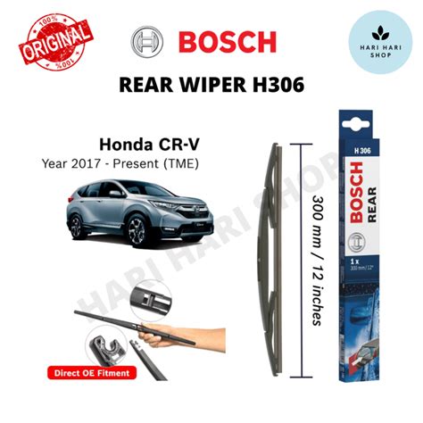 Original Bosch H306 Rear Wiper For Honda Honda CRV CR V TME Year