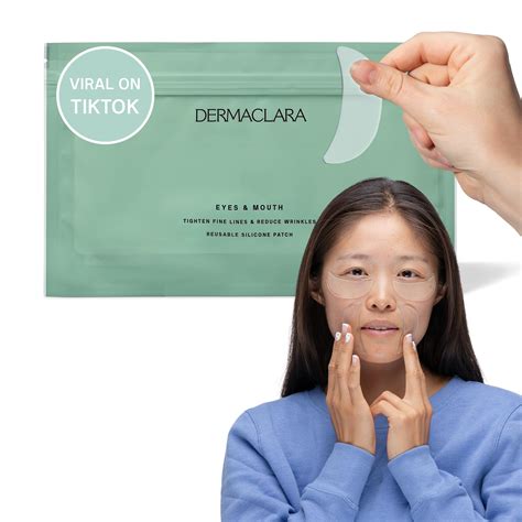 Dermaclara Silicone Face Patches Stf9 Anti Wrinkle Facial Mouth And Hypoallergenic