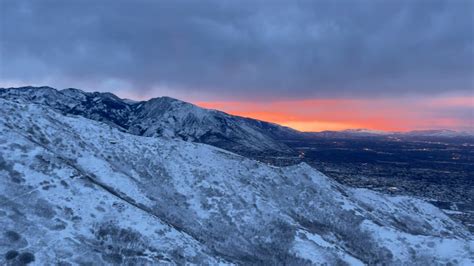 Happy Daylight Saving Time Slc Beautiful Sunrise From Jacks Peak 313