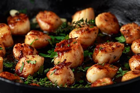 Sautéed Scallops With Garlic Butter Lemon And Parsley Seafood By Sykes