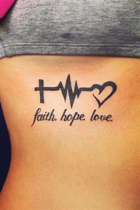 Hope And Faith Tattoos