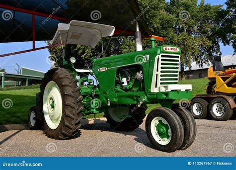 Restored Oliver 770 Tractor Editorial Photography Image Of Oliver