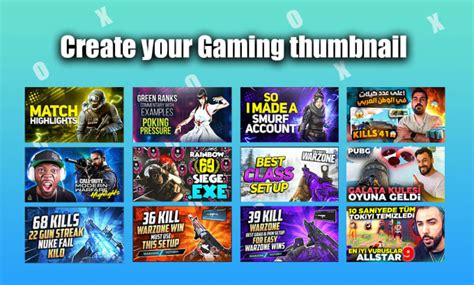 Gaming Youtube Thumbnails Professionally By Roustix Fiverr