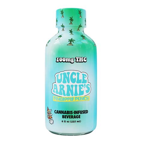 Pineapple Punch 8oz 100mg Hybrid Edible Uncle Arnie S