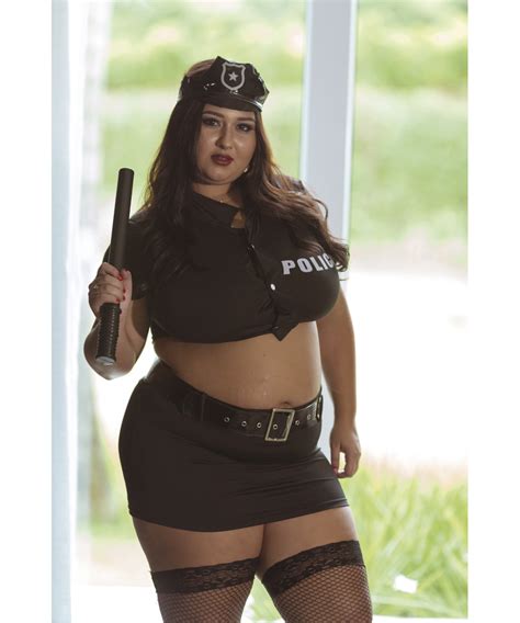 Fantasia Policial Americana Gg E Exg Aline Lingerie