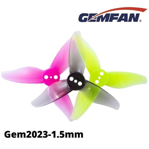 Gemfan Blade Propeller Mm Holes Pairs Pcs Shopee