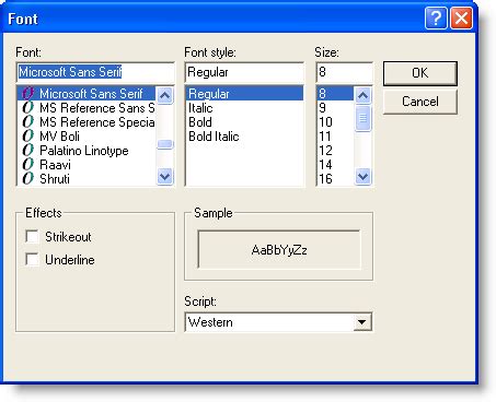 Chart Fonts 2D Chart For WinForms ComponentOne