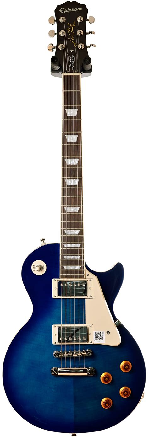 Epiphone Les Paul Standard Plus Top Pro Translucent Blue