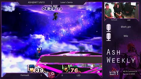 PM Loser S Semis ASH WIT 5 8 15 Formuoli Marth Vs LSD Snake Sonic