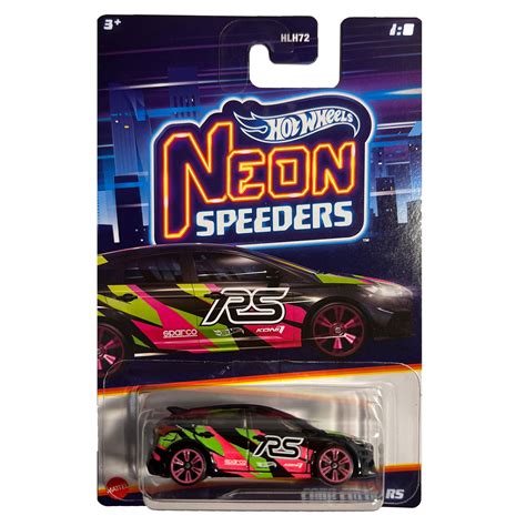 Метална кола Hot Wheels Neon Speeders Ford Focus RS eMAG bg