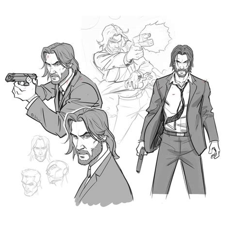 John Wick Tutorial By Patrickbrown On Deviantart