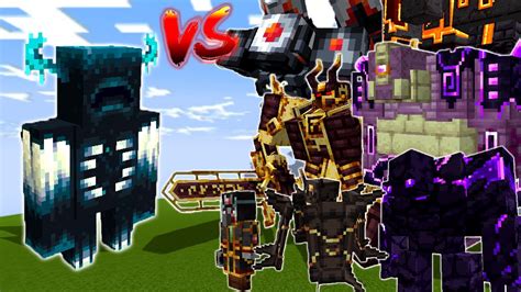 Warden Vs L Ender S Cataclysm Minecraft Mob Battle YouTube