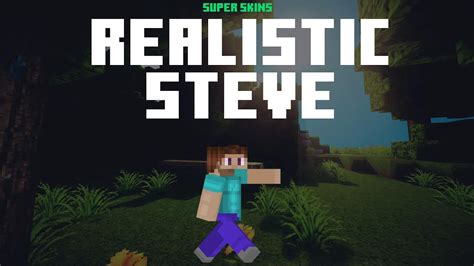 Amazing Realistic Steve Minecraft Skin ⚡ Download Links ⚡ Realistic Steve Youtube