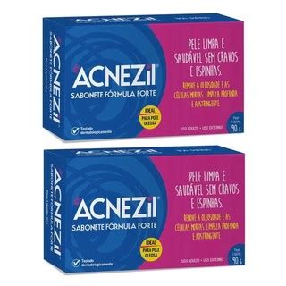 Kit Acnezil Sabonetes Em Barra F Rmula Forte Gr Cimed Shopee