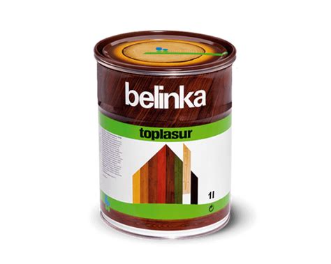 Лазурь-лак алкидный с воском BELINKA TOPLAZUR для древесины 1л – фото ...