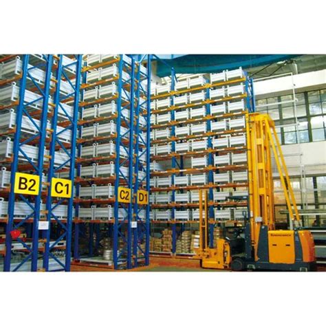 Large Space Utilization Very Narrow Aisle Vna Pallet Shelving For