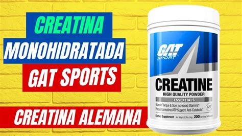 Creatina Monohidratada Gat Sports Transformaci N En D As An Lisis