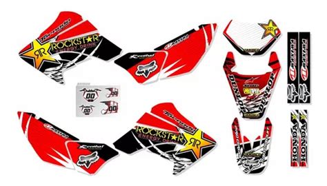 Kit Adesivo Gráfico Tornado Xr 250 2006 2010 Rockstar 0 20mm