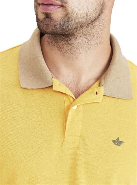 Ripley POLO MANGA CORTA ALGODÓN HOMBRE DOCKERS AMARILLO T3