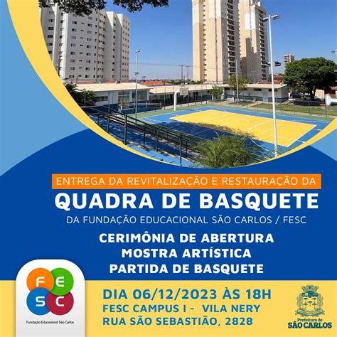 Revitalização e restauração de Quadra de Basquete FESC São Carlos