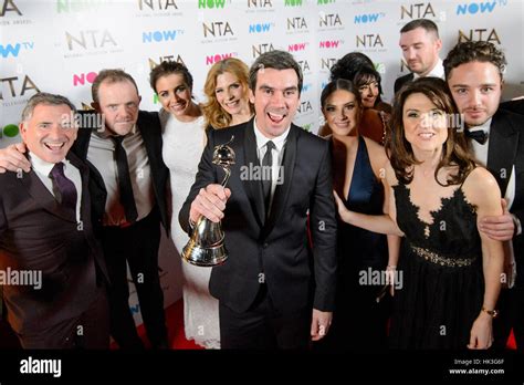 The cast of Emmerdale attending the National Television Awards 2017 at ...