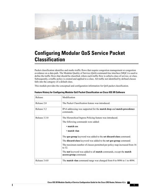 PDF Configuring Modular QoS Service Packet PDF FileConfiguring