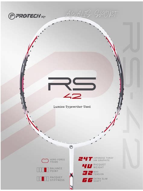 Protech Razor Series Racket Free String Grip Badminton Racket