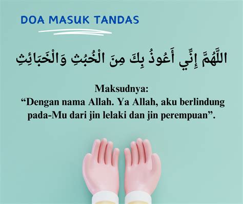 Doa Masuk Tandas Dan Keluar Tandas